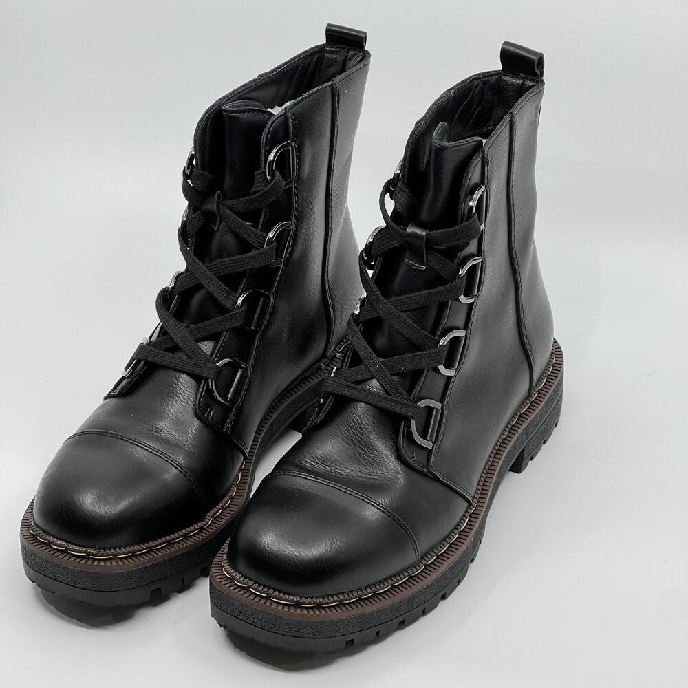 Athlefit Women’s 7.5 Black Combat Boots